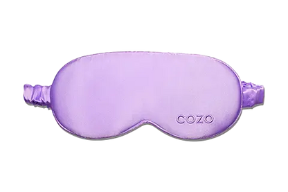 COZO Cushioned Purple Mulberry Silk Sleep Mask